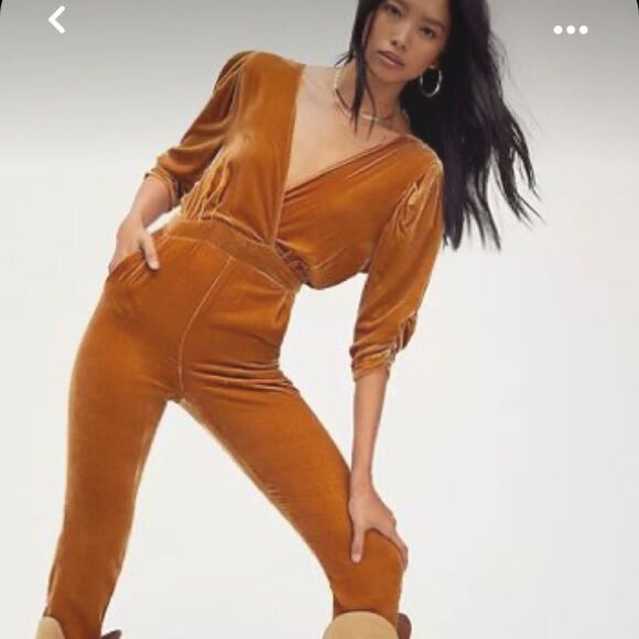 Free People Jen's Pirate Booty Runaways Jumpsuit - Picture 1 of 3